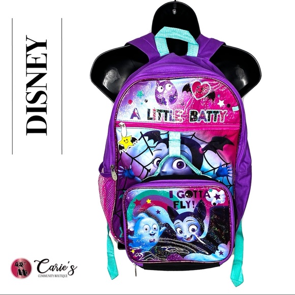DISNEY Little Batty Backpack & Lunchbox Combo